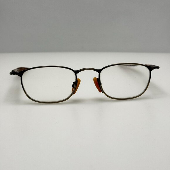 Oakley OO Wire Antique Gold Eyeglasses Eye Glasses Frames 47-20 Read Description - Picture 1 of 7